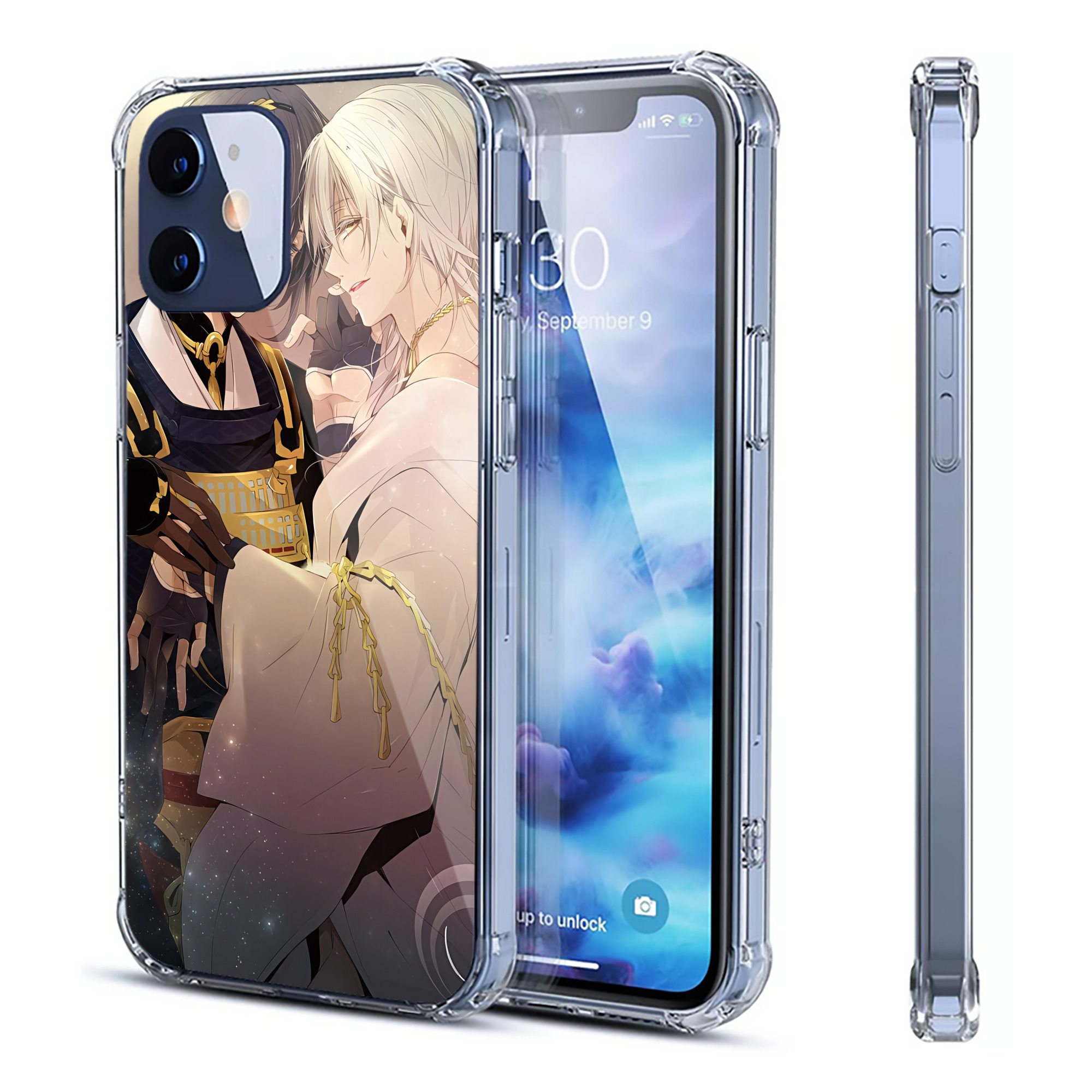 （画像用） 刀剣乱舞 Touken Ranbu 【iPhone 12シリーズ対応】透明スマホケース（クリアソフトケース）